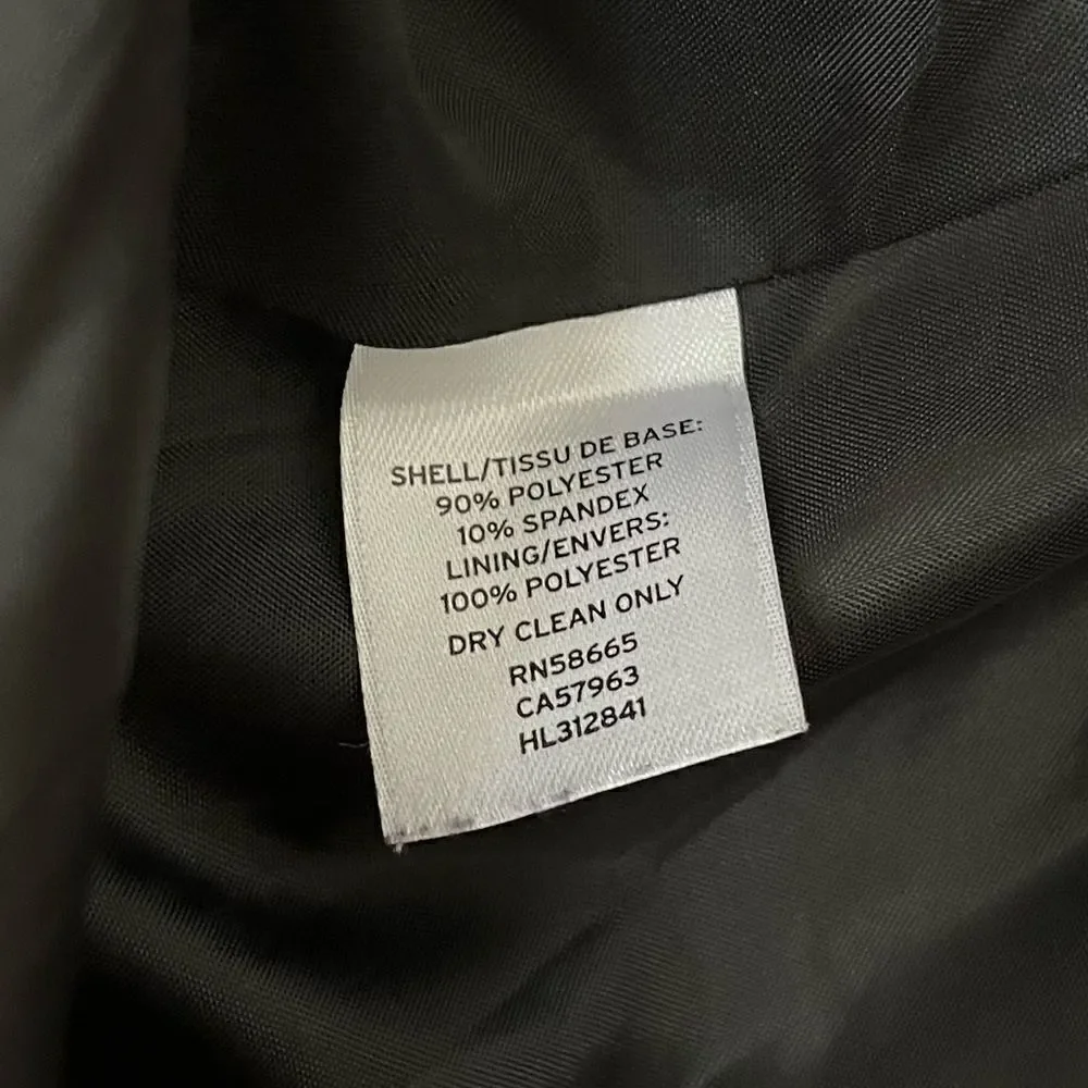 Trouvé Women’s Draped Collar Blazer Jacket with Pockets in Black‎ Size Small
